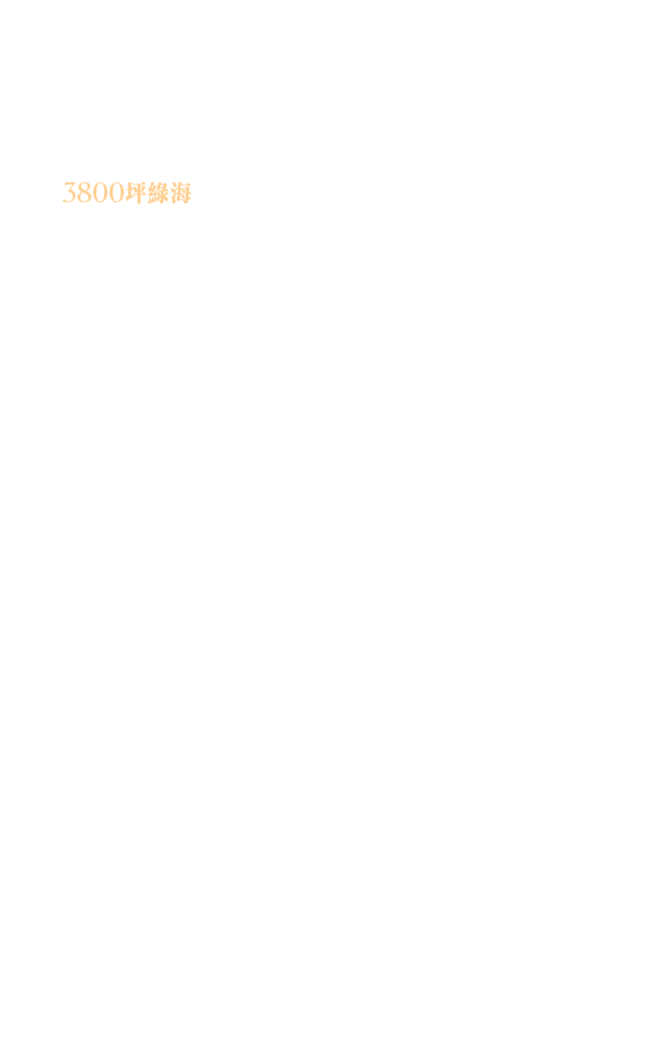 3800坪綠海·公園無價視野 & 對位國際綠境·豪宅隱富落